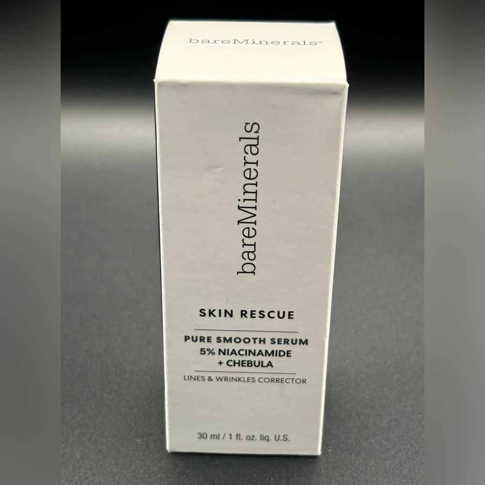 bareMinerals Skin Rescue Pure Smooth Serum with 5% Niacinamide & Chebula 1fl‎ oz